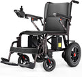 Electric Wheelchair for Adults - 15 Miles Long Travel Range, Lightweight Folding, Motorized Power Chair for Indoor/Outdoor Mobility - Compact Size